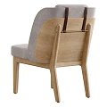 Sleek Modern Accent Chair With Black Velvet Upholstery And Wooden Legs