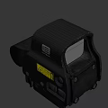 EOTech Tactical Weapon Sight with Red Dot Reticle Adjustment Dials and Black Housing for Firearms