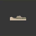 Scenic 3D Terrain Model With Green Vegetation And White Mountain Peaks