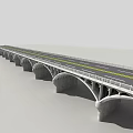 Arch Bridge Designs Featuring Stone Structures Wooden Railings And Multiple Arches 3d model