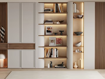 Decorative Cabinet Bookcase Shelf (ID:ggaig43437)