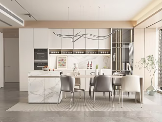 Modern Restaurant 3d model