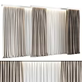 Elegant Soft Fabric Curtains In Various Neutral Tones For Modern Home Decor