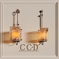 Modern Textured Glass Wall Sconces With Warm Glow For Interior Lighting Design