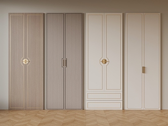 New Chinese style cabinet door 3d model