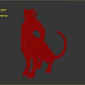 Mythical Hybrid Character With Horned Head Muscular Torso Animal Lower Body And Tail