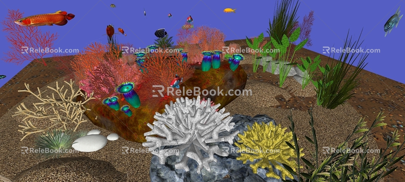 Modern Underwater World Underwater World 3d model