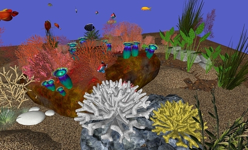 Modern Underwater World Underwater World 3d model