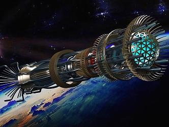 Style Spaceship 3d model