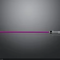 Purple Lightsaber Weapon With Silver Hilt On Reflective Gray Background