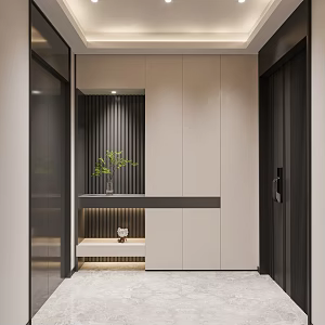 Modern Entrance 3d model