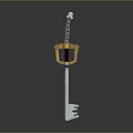 Modern Metal Key With Keychain Stylish Design For Daily Household Use And Decor