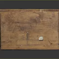 Vintage Wooden Crate Featuring KRAFT Lettering Distressed Wood And Metal Nails