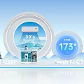 Smart Sleep Display Island Featuring AI Sleep FreshIN C7 30s Transient And 173 Data