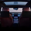 Black And White Luxury Cars With Modern Design And Brown Leather Interior
