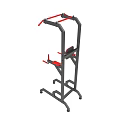 Multi functional Home Gym Fitness Equipment With Black Frame And Red Pads