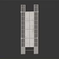 Heavy Duty Industrial Equipment Metal Loading Ramp Platform with Steel Frame