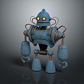 Robot Robot Assistant Small Robot Robot Butler Robot Butler Figure Game Figure 3d model