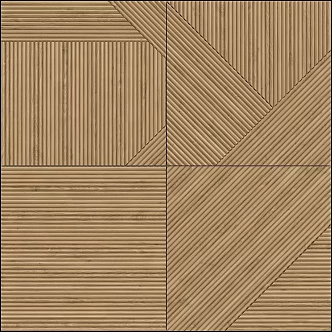 Molding wood veneer wall panel 3d model