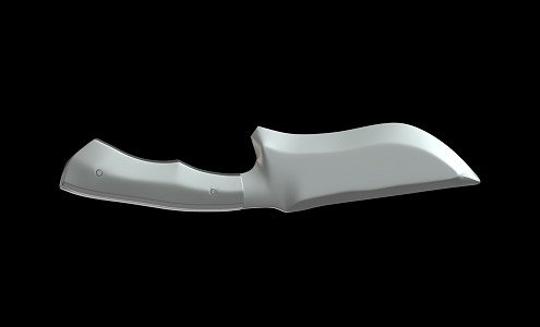 Modern knife 3d model