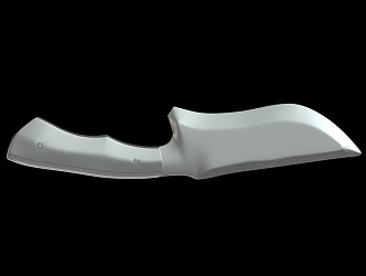 Modern knife 3d model