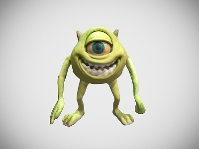 Mike Wazowski Bigeye Monster Toy model