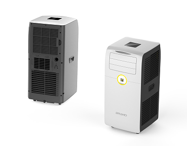 Modern air conditioner mobile air conditioner 3d model