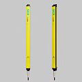 High Quality Yellow Industrial Safety Light Curtains Dual Units For Machine Protection