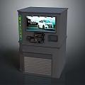 Modern Sci-Fi Equipment Corner Building Sci-Fi Building Sci-Fi Building Equipment 3d model