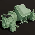 Heavy Duty Industrial Compressor With Robust Construction And Efficient Piping System