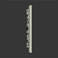 White Square Decorative Panel With Intricate Floral Pattern For Home Living Supplies