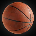 Basketball Sports Equipment with Orange Surface and Black Lines Textured Grip for Training Game Use