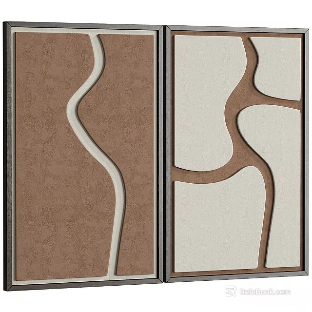 Modern Open Kitchen Interior With Spacious Layout And Stylish Cabinet Design 3d model