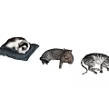 Various Reptile Figurines Displaying Diverse Colors And Natural Poses