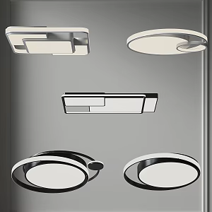 Modern Ceiling Lamp Combination Simple Round Ceiling Lamp Bedroom Ceiling Lamp Balcony Ceiling Lamp Children's Room Ceiling Lamp Square Ceiling Lamp 3d model