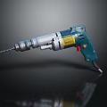 Blue Corded Electric Drill With Powerful Motor And Ergonomic Design For DIY Projects