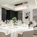 Modern Ballroom 3d model