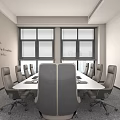 Modern Public Office Space With Workstations Computer Monitors Office Chairs And Natural Light
