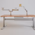 Modern gimbal computer screen gimbal 3d model