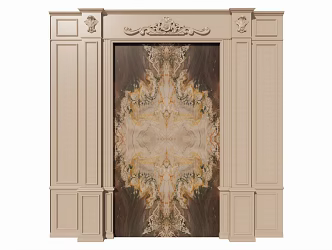 background wall TV wall decorative wall 3d model