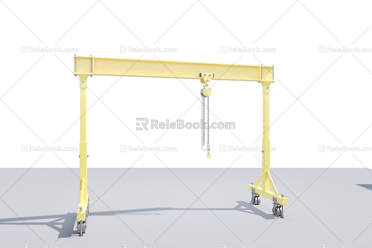 Gantry crane 3d model