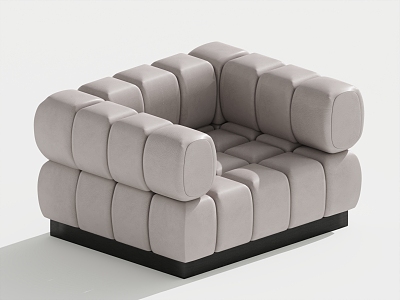 Modern Single Sofa Single Chair Leisure Chair 3d model