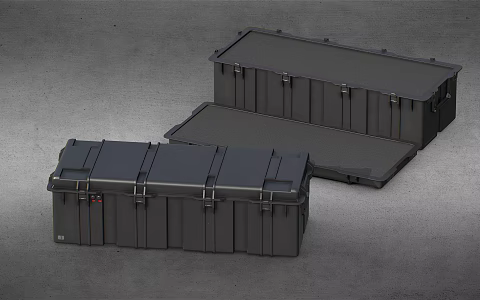 Modern weapons box 3d model