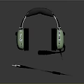 Modern Over Ear Headphones With Built In Microphone And Soft Comfortable Earpads