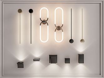 Modern wall lamp 3d model