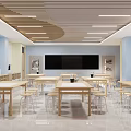 Modern Art Classroom 3d model