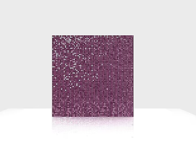 Sequin wind plate purple movable background wall metal shape decorative plate 3d model