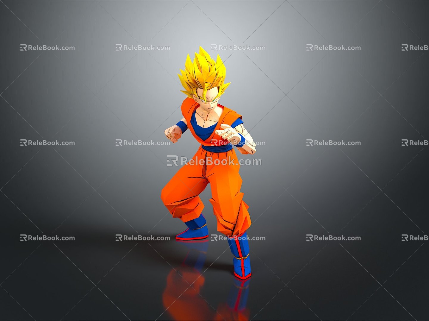 Monkey King Monkey King Dragon Ball Goku Dragon Ball Figure Game Figure Game Role Realistic Figure 3d model