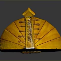 Yellow Wooden Lute Traditional Acoustic Folk Music Instrument for Home Decor