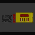 Colorful Plastic Storage Baskets in Red Yellow Gray for Home Organizing with Handles